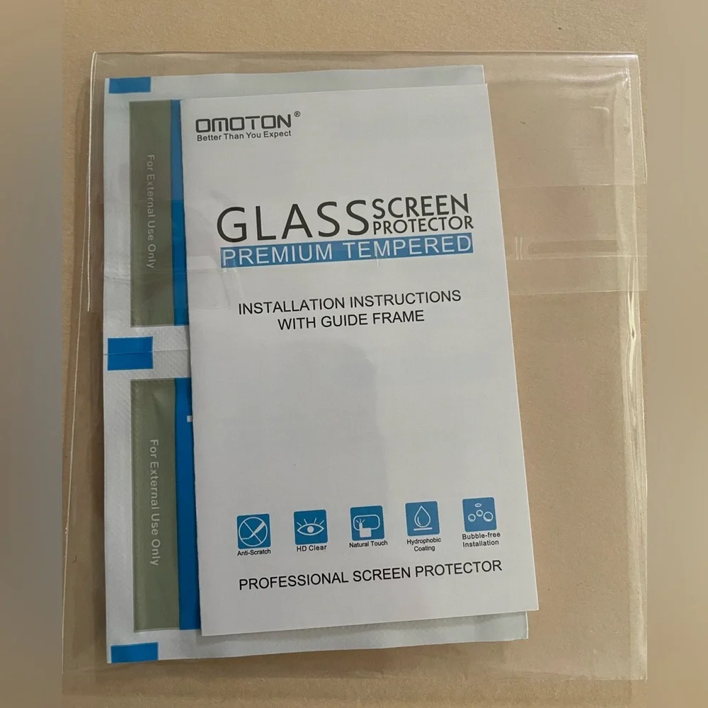 Premium Tempered Glass Screen Protector 2-Pack - White